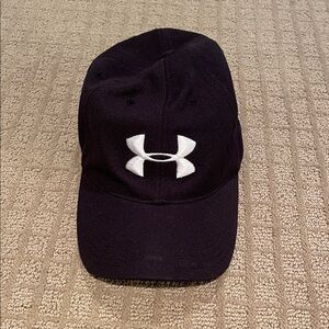 Under Armour Black Cap with White Logo